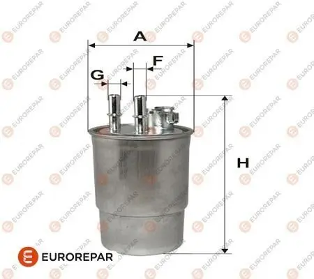 Kraftstofffilter EUROREPAR E148172 Bild Kraftstofffilter EUROREPAR E148172