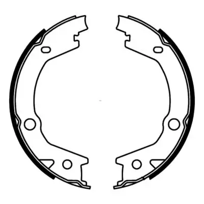 Bremsbackensatz, Feststellbremse Hinterachse ABE C00527ABE Bild Bremsbackensatz, Feststellbremse Hinterachse ABE C00527ABE