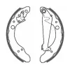Bremsbackensatz Hinterachse ABE C0A002ABE Bild Bremsbackensatz Hinterachse ABE C0A002ABE