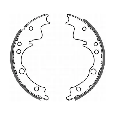 Bremsbackensatz Hinterachse ABE C0E001ABE Bild Bremsbackensatz Hinterachse ABE C0E001ABE