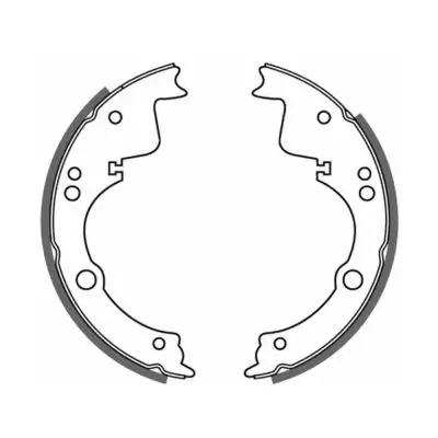 Bremsbackensatz Hinterachse ABE C0E002ABE