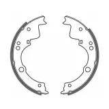 Bremsbackensatz Hinterachse ABE C0E002ABE