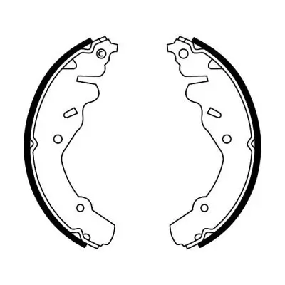 Bremsbackensatz Hinterachse ABE C0Y007ABE Bild Bremsbackensatz Hinterachse ABE C0Y007ABE