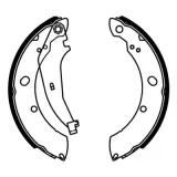 Bremsbackensatz Hinterachse ABE C0Y009ABE