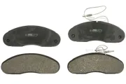 Bremsbelagsatz, Scheibenbremse Vorderachse ABE C11046ABE