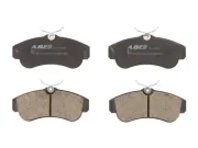 Bremsbelagsatz, Scheibenbremse Vorderachse ABE C11051ABE