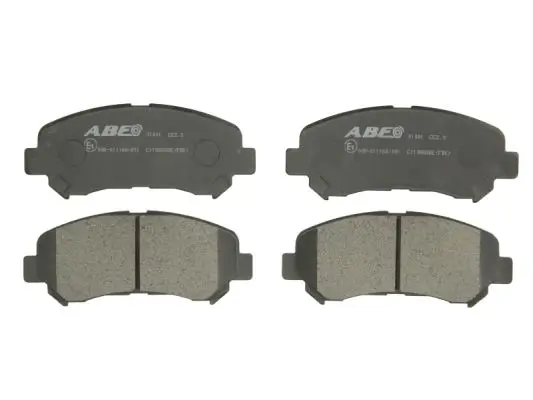 Bremsbelagsatz, Scheibenbremse Vorderachse ABE C11086ABE Bild Bremsbelagsatz, Scheibenbremse Vorderachse ABE C11086ABE