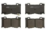 Bremsbelagsatz, Scheibenbremse Vorderachse ABE C11095ABE-P
