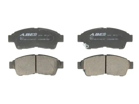 Bremsbelagsatz, Scheibenbremse Vorderachse ABE C12064ABE