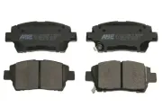 Bremsbelagsatz, Scheibenbremse Vorderachse ABE C12086ABE-P