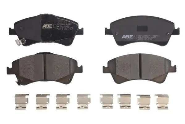 Bremsbelagsatz, Scheibenbremse Vorderachse ABE C12123ABE-P