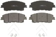 Bremsbelagsatz, Scheibenbremse Vorderachse ABE C14020ABE