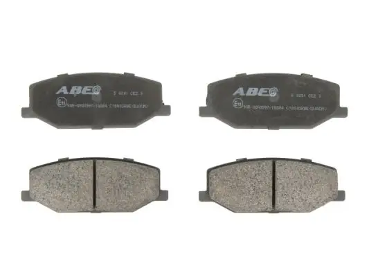 Bremsbelagsatz, Scheibenbremse Vorderachse ABE C18003ABE