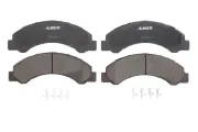 Bremsbelagsatz, Scheibenbremse Vorderachse ABE C19011ABE