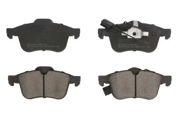 Bremsbelagsatz, Scheibenbremse Vorderachse ABE C1D036ABE