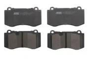 Bremsbelagsatz, Scheibenbremse Vorderachse ABE C1M057ABE-P