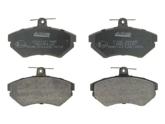 Bremsbelagsatz, Scheibenbremse Vorderachse ABE C1W038ABE