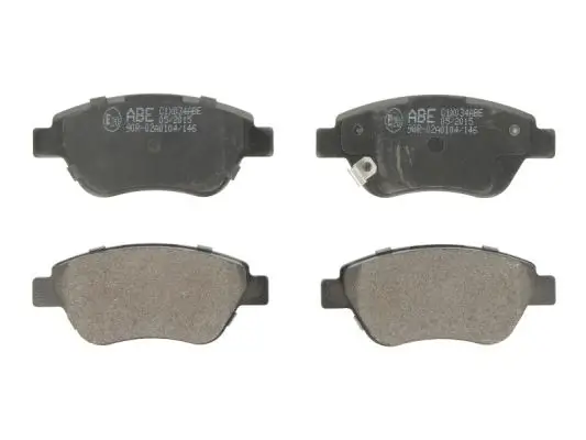 Bremsbelagsatz, Scheibenbremse Vorderachse ABE C1X034ABE Bild Bremsbelagsatz, Scheibenbremse Vorderachse ABE C1X034ABE