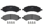 Bremsbelagsatz, Scheibenbremse Hinterachse ABE C20005ABE