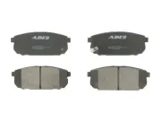 Bremsbelagsatz, Scheibenbremse Hinterachse ABE C20304ABE