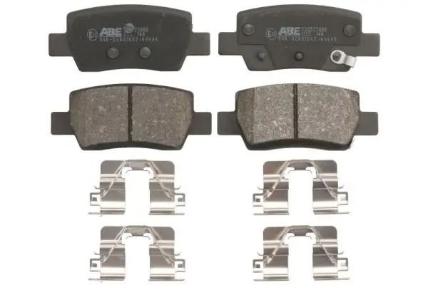 Bremsbelagsatz, Scheibenbremse Hinterachse ABE C20525ABE
