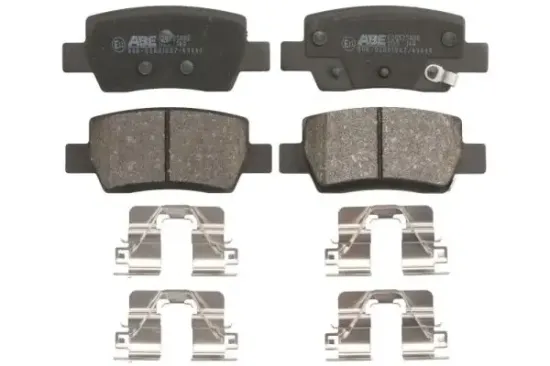 Bremsbelagsatz, Scheibenbremse Hinterachse ABE C20525ABE Bild Bremsbelagsatz, Scheibenbremse Hinterachse ABE C20525ABE