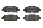 Bremsbelagsatz, Scheibenbremse Hinterachse ABE C21042ABE-P
