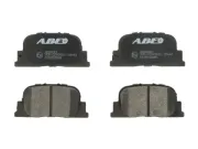 Bremsbelagsatz, Scheibenbremse Hinterachse ABE C22022ABE