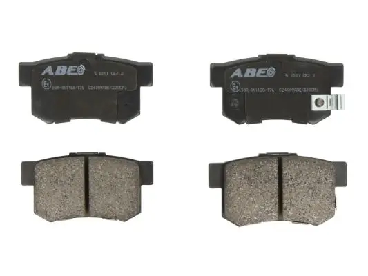 Bremsbelagsatz, Scheibenbremse Hinterachse ABE C24009ABE Bild Bremsbelagsatz, Scheibenbremse Hinterachse ABE C24009ABE