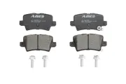 Bremsbelagsatz, Scheibenbremse Hinterachse ABE C24014ABE