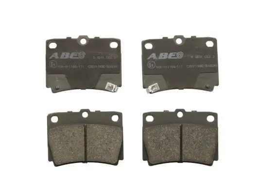 Bremsbelagsatz, Scheibenbremse Hinterachse ABE C25011ABE Bild Bremsbelagsatz, Scheibenbremse Hinterachse ABE C25011ABE