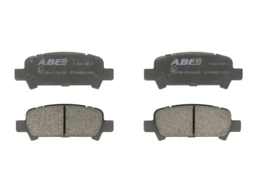 Bremsbelagsatz, Scheibenbremse Hinterachse ABE C27002ABE Bild Bremsbelagsatz, Scheibenbremse Hinterachse ABE C27002ABE