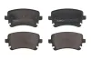 Bremsbelagsatz, Scheibenbremse Hinterachse ABE C2A004ABE
