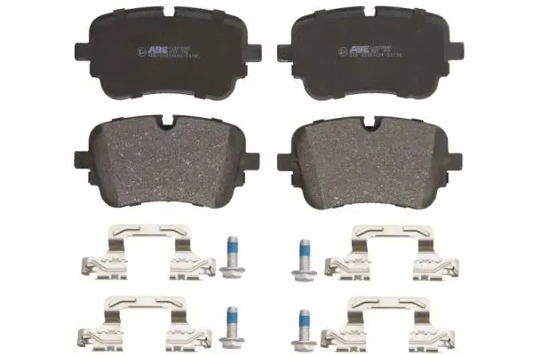 Bremsbelagsatz, Scheibenbremse Hinterachse ABE C2A012ABE
