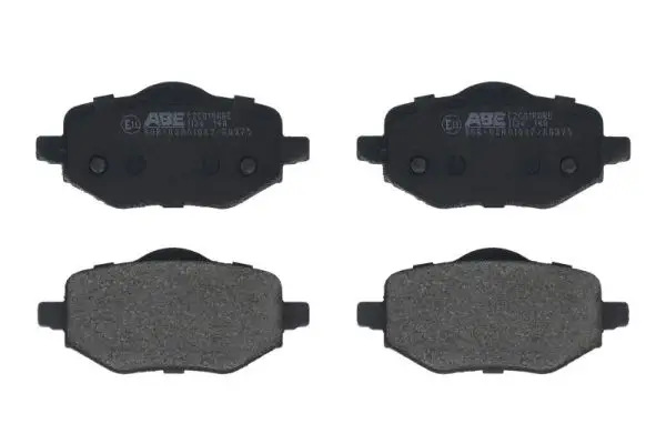 Bremsbelagsatz, Scheibenbremse Hinterachse ABE C2C018ABE