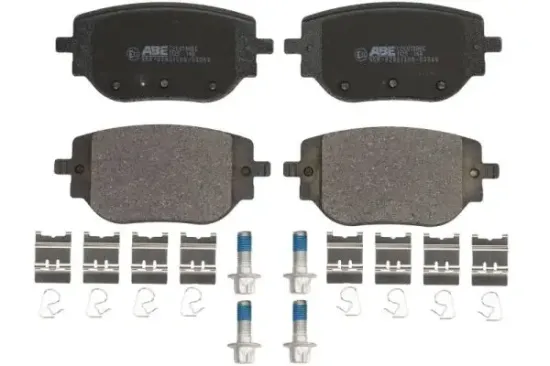 Bremsbelagsatz, Scheibenbremse Hinterachse Hinterachse ABE C2F004ABE Bild Bremsbelagsatz, Scheibenbremse Hinterachse Hinterachse ABE C2F004ABE