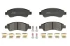 Bremsbelagsatz, Scheibenbremse Hinterachse ABE C2F009ABE-P