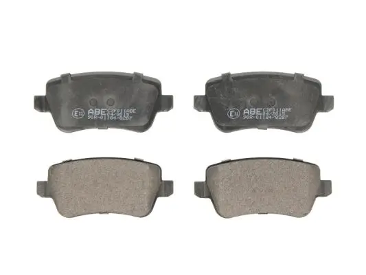 Bremsbelagsatz, Scheibenbremse Hinterachse ABE C2F011ABE Bild Bremsbelagsatz, Scheibenbremse Hinterachse ABE C2F011ABE