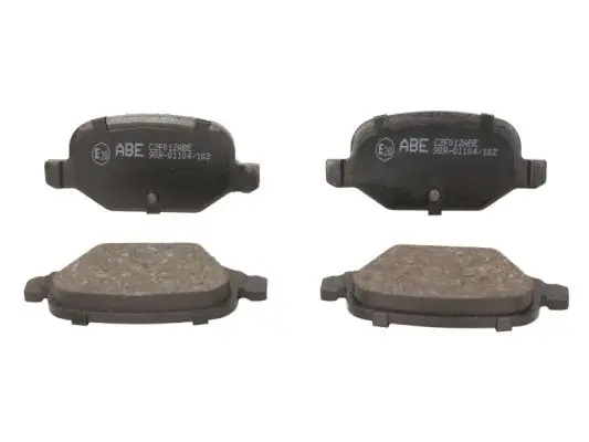 Bremsbelagsatz, Scheibenbremse Hinterachse ABE C2F012ABE Bild Bremsbelagsatz, Scheibenbremse Hinterachse ABE C2F012ABE
