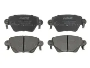 Bremsbelagsatz, Scheibenbremse Hinterachse ABE C2G008ABE