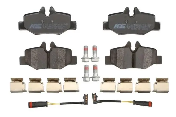 Bremsbelagsatz, Scheibenbremse Hinterachse ABE C2M025ABE-P