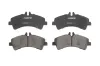 Bremsbelagsatz, Scheibenbremse Hinterachse ABE C2M030ABE