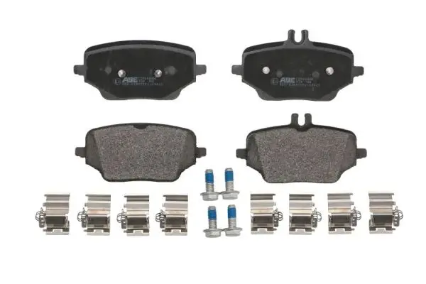 Bremsbelagsatz, Scheibenbremse Hinterachse ABE C2M046ABE