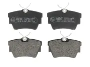 Bremsbelagsatz, Scheibenbremse Hinterachse ABE C2R011ABE