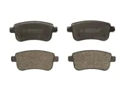 Bremsbelagsatz, Scheibenbremse Hinterachse ABE C2R013ABE