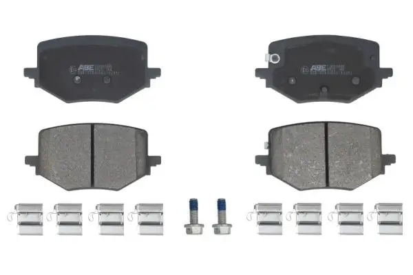 Bremsbelagsatz, Scheibenbremse Hinterachse ABE C2R021ABE