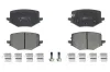Bremsbelagsatz, Scheibenbremse Hinterachse ABE C2R021ABE