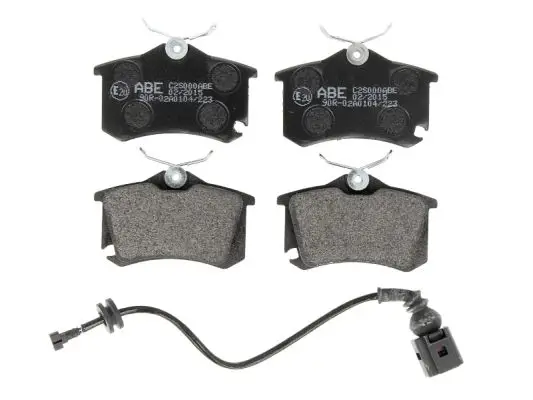 Bremsbelagsatz, Scheibenbremse Hinterachse ABE C2S000ABE Bild Bremsbelagsatz, Scheibenbremse Hinterachse ABE C2S000ABE