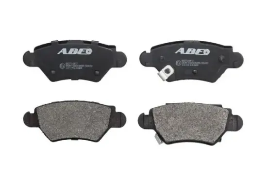 Bremsbelagsatz, Scheibenbremse Hinterachse ABE C2X010ABE Bild Bremsbelagsatz, Scheibenbremse Hinterachse ABE C2X010ABE