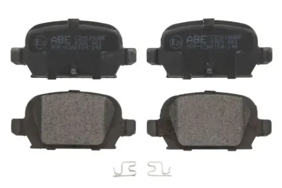 Bremsbelagsatz, Scheibenbremse Hinterachse ABE C2X018ABE Bild Bremsbelagsatz, Scheibenbremse Hinterachse ABE C2X018ABE